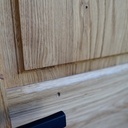 Porte en chêne isolé en liége