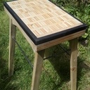 Une première création ...en bois de palette et chutes de Valchromat..!