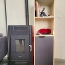 Colonne. Contreplaqué Peuplier, Frêne et Valchromat.