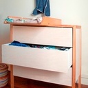 Commode avec plan de change