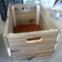 Caisse en bois de plate-bande