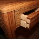 Secrétaire en chêne massif