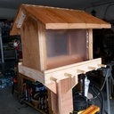 Mangoire trémie pour pour les oiseaux