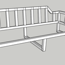 Canapé 3 places (assise 190x80)