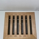 grille en queue d'arronde a mi-bois