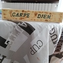 Bougeoir avec coulée d'epoxy