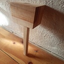 Maillet en frêne et chêne avec coins en merisier