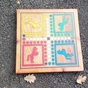 Petits chevaux chene orme et époxy