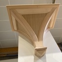 Console en arêtier cintrée