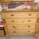 Meuble alsacien en sapin avec tiroires