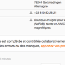 Ajout d'un champ 'Descriptif' dans les fiches fournisseur