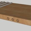 Chevet - Etagère - Reveil