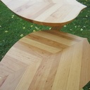 Petites tables feuille avec des chutes