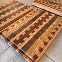 Planche à découper en bois de bout