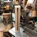 Vase hêtre et résine