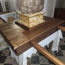 Châsse de procession en châtaignier