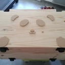 Coffre à jouet panda