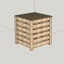 Composteur familial.