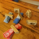 Ronds de serviettes en chêne