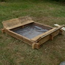 Le sol étant généreux en caillasses la profondeur a été un peulimitée