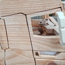 Camion Renault truck T en bois de palette