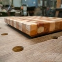 Planche a découper damier