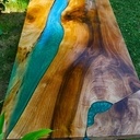 Table rivière epoxy