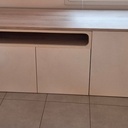 Le petit meuble TV vert sauge