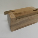 Boite à bijoux (ou autres...),  2016,  pommier et chêne