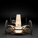 Tricycle couché entrainé par une visseuse à batterie