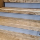 Doublage bois escalier pierre