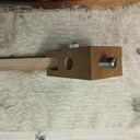 Support d'affûtage de gouges simplifié et re-formage d'une gouge