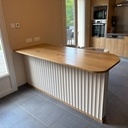 Plan bar en chêne massif