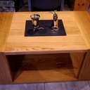 Table basse en chêne massif