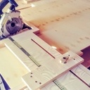 Rip cut guide for cordless circular saw