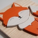 Puzzle 6 pièces Renard