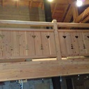 Barriére de mezzanine en douglas