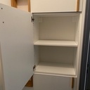 Placard encastré toilettes