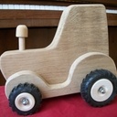 Tracteur en chêne