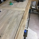 Table en chêne et frêne