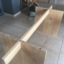 Structure / piétement en place...