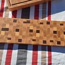 Planche apero en bois debout