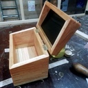 Boîte couvercle à kumiko