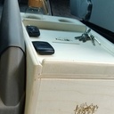 Meuble vide-poche / porte-gourdes pour van aménagé