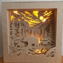 Boite lumineuse Ours