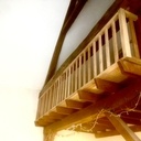 Fabrication et pose garde corps en chêne