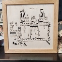 Chantournage du château de Pierrefonds.