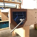 Installation d'une presse Record sur un établi à tablier, et fabrication de son mors en bois