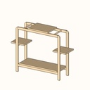 Meuble simple pour plantes