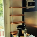 Rangements Cuisine - Sapin Huilé & Tiges Acier